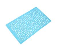 WRITWAA Reusable Dog Bone and Paw Print Silk Stencil for Polymer Clay and Jewelry Making, Easy to Use Polyester Screen with Pet Themed Design for Everyday Wear and Creative Gifting