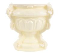 WRITWAA Reusable Plastic Flower Pot Mold for Concrete and Clay with Strong Structure, Suitable for Succulent and Plant Planters, for Garden Decoration and Public Architecture Crafts