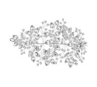WRITWAA Rhinestone Hair Vine Wedding Headpiece for Brides Elegant Sparkly Bridal Hair Jewelry Flexible Design for Unique Styling for Weddings Proms and Special Occasions