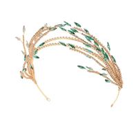 WRITWAA Rhinestone Wedding Crown Headband Bridal Headpiece for Bridal Wedding Party Veil