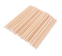 WRITWAA Rhythm Sticks Percussion Instrument Sticks Wooden for Kids Educational Tool 50pcs Natural Khaki Wood Smooth Surface and Not Easy to Break Music Lessons