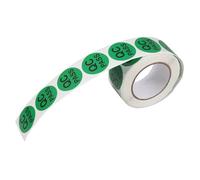 WRITWAA Round Adhesive Warehouse Qc Pass Labels Quality Control Stickers for Inventory Management Production Testing
