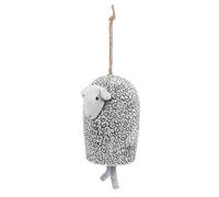 WRITWAA Rustic Resin Sheep Wind Chime Hanging Ornament with Creative Animal Design, Space-saving and Easy to Hang, for House Decoration and Balcony