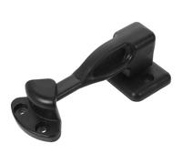 WRITWAA Rv Nylon Cabinet Latch Black - Camper Storage Door Retainer Catch for Caravan and Boat Hatch, Rotating Lock Buckle for Rv Cabinet Replacement and Camper Compartment Doors