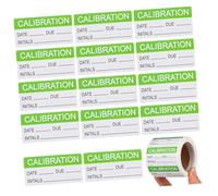 WRITWAA Self Laminating Green Calibration Labels Self-Adhesive Calibration Markers for Quality Control and Equipment Tracking