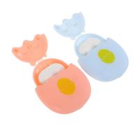 WRITWAA Sheets 2pcs Portable Mini Disposable Soap Sheets Travel Hand Soap for Outdoor Activities for Students and Travelers Pink and Blue