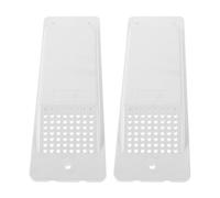 WRITWAA Shipping Container Air Vent Cover and Easy Installation with Enhanced Ventilation White Plastic 2pcs for Logistics and Transportation Industry