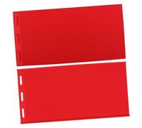 WRITWAA Silicone Beeswax Sheet Mold Honeycomb Sheet Making Mold for DIY Honey Hive Equipment Easy Demolding Smooth Surface Red