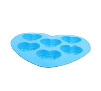 WRITWAA Silicone Heart-Shaped Cake Mold Non-Stick DIY Fondant Baking Mold for Chocolates Soap Making Smooth Easy Demoulding for Valentine Desserts