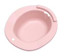 WRITWAA Sitz Bath for Toilet, Woman Postpartum Washing Basin, Portable Hip Bath, Portable Basin Soak for Pelvic Care and Recovery (Pink)