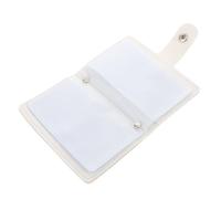 WRITWAA Sky Large Capacity Card Holder Pu Leather Business Card Wallet Snap Button Multi-Card Slots for Outdoor and Daily Use