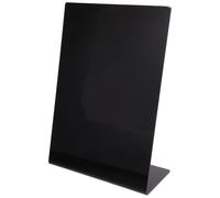 WRITWAA Small Black Acrylic Chalkboard Sign with Stunning Smooth Edges, Decorative Writing Board for Shop Or Birthday Use, Compact and Lovely Design for Menu Or Message Display