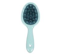 WRITWAA Small Green Abs Hair Shampoo Brush and Scalp Massager with Comfortable Wet and Dry Use for Shower Scalp Exfoliator and Dandruff Reduction