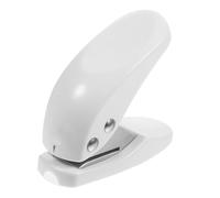 WRITWAA Small Manual Single Hole Puncher for Paper Crafts Alloy Handheld Punch with Precise Alignment Compact Portable Punch for Loose-leaf Planner Office and Home Use