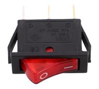 WRITWAA Small Rocker Switch Suitable for Home and Electronic Projects 5pcs with Easy Installation and Versatile Functionality Plastic and Metal Material for Electric Heater