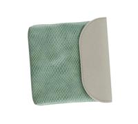 WRITWAA Snake-Print PU Leather Coin Purse for Women, Large Capacity Portable Tampon Storage Bag, Magnetic Buckle Change Wallet in Matcha Green