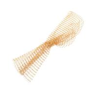WRITWAA Sparkly Rhinestone Headband for in Breathable Comfort and Featuring Universal Fit Mesh Hair Wrap Golden Polyester with Dazzling for Women Rave Parties and Masquerade Events