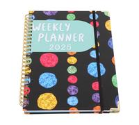 WRITWAA Spiral Planner Notebook with Pages Monthly Weekly Calendar Organizer for School Home Office Lesson Plan Book Todolist Notebook