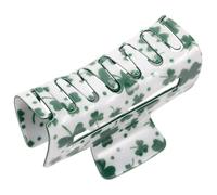 WRITWAA St Patrick's Day Hair Clip Irish Pattern Claw Clips for Girls Women Decorative Hair Accessory for Party