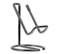 WRITWAA Stable Iron Cell Phone Stand Holder for Desk with Excellent Stability, Classic Black Design, for Watching Movies and Occasions