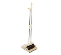 WRITWAA Stainless Steel Broom Dustpan Home Cleaning Tool Hard Floor Sweeper Carpet Broom Baseboard Cleaning Kit