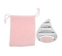 WRITWAA Stainless Steel Gua Sha for Face - Facial Gua Sha Roller Scraping Board Fit Chin Face Jawline & Body - Skin Care Instrument for Relaxation and Shaping