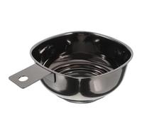 WRITWAA Stainless Steel Wide Mouth Funnel with Handle for Oil, Jam, and Essential Oil Transfer - Large Diameter Multi-Purpose Food and Laboratory Funnel for Bottles and Jars, Black,