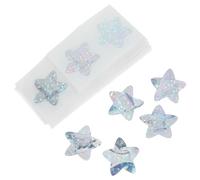 WRITWAA Star Shaped Glitter Bandages 50Pcs Stretchable Woven Wound Protectors Portable for Boys and and Adults