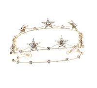 WRITWAA Stars Rhinestone Crown Tiara for Women Unique Bridal Accessory for Weddings Birthdays and Parties for Creating Memorable Moments