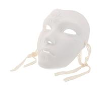 WRITWAA Steampunk for Men Intricate Patterns, White Abs Full Face Mask, Damage-resistant Material, for Cosplay Parties and Photo Props