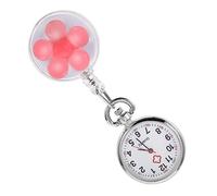 WRITWAA Stretchable Cartoon Clip-on Lapel Watch Quartz Nurse Fob Watch Adjustable Pocket for Students and Nurses 1 Piece