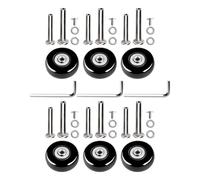 WRITWAA Suitcase Wheel Replacement Kit for Luggage Travel Silent Swivel Wheels Easy to Install Enhance Mobility for Suitcases