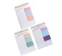 WRITWAA Teacher Planner with Goal Tracking and Page Protection Features 2026 Weekly Undated Lesson Planner 3pcs 9 Inch Compact Paper and Metal Desk Notepad for Teachers for Office