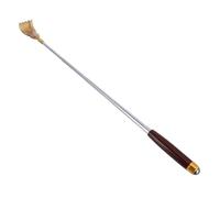 WRITWAA Telescoping Back Scratchers Itch Relief Scratcher Smooth Surface Stainless Steel Head Wooden Handle Foot Massager Head Massager Suitable for Ages