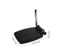 WRITWAA Thickened Wheelchair Footrest Replacement Durable Footplates for Elderly Mobility Scooters Stable Support Foot Pedals Compatible with Wheelchairs and Transport Chairs