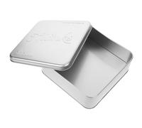 WRITWAA Tinplate Box Lovely Design with Pink Iron Material Square Flower Pattern for Candy and Biscuit Storage Suitable for Department Stores and Families Packaging