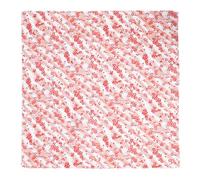 WRITWAA Traditional Japanese Bento Wrapping Cloth in Pink Cotton Fabric, Lightweight and Multifunctional Decorative Wrap for Wedding Celebrations and Daily Storage with Elegant Design