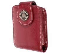 WRITWAA Travel Cosmetic Lipstick Pouch Lightweight with Built-in Small Mirror Brown Pu and Polyester Material Easy to Carry for Women Outdoor and Hiking Purse Makeup Case
