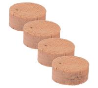 WRITWAA Tuba for Cork Replacement Pads 4pcs Key Accessories Made from Cork Watergate Key Easy to Use Khaki Mats Tuba Water Repair and Maintenance Suitable
