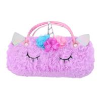 WRITWAA Unicorn Glasses Case Handheld Violet | Portable Unicorn Glasses Case, Durable Storage, Small and Lightweight, Handheld Carry