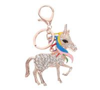 WRITWAA Unique Creative Diamond Keychain Bag Charm Key Ring Metal Pendant for Car Keys