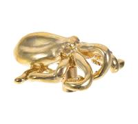 WRITWAA Vintage Brass Octopus Door Handle Knob for Wardrobe and Drawer with Comfortable Touch, Marine Animal Theme Decor, Elegant and Stylish Nautical Cabinet Hardware
