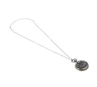 WRITWAA Vintage Dragon Embossed Quartz Pocket Watch Retro Bronze Chain Necklace Men’s Hanging Timepiece for Formal Wear and Collectors