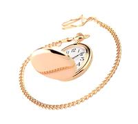 WRITWAA Vintage Pocket Watch Clamshell Design Chained for Style for Gifting Collecting