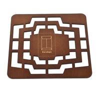 WRITWAA Vintage Wooden Envelope Template Hollow Out Stencil for Envelope Making DIY Crafting Tool Suitable for Scrapbooking and Lettering Projects