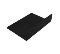 WRITWAA Wall Mounted Router Holder with Stable Material No Drilling Storage Bracket for Projector and Security Camera Medium Black Organizer Shelf for Home and Office Use