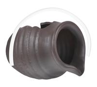 WRITWAA Water Feature and Relaxing Water Flow Efficient Circulation System Elegant Terracotta Ceramic Fountain Jar for Outdoor Garden and Living Room Decor
