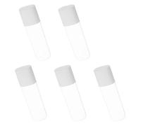 WRITWAA Water Flosser Nozzle Storage Case Plastic Travel Dustproof Protective Cover 5pcs Space-Saving Organizer for Replacement Nozzles and Oral Irrigator Heads for Bathroom and Home Use