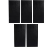 WRITWAA Waxed Honeycomb Beehive Foundation Sheets 5Pcs Black Plastic Base for Hive Frames Suitable for British National Beekeeping Supplies and Craft Projects