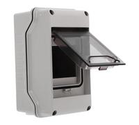 WRITWAA Weatherproof Cover and 3 Flip, Circuits Plastic Multifunctional Disconnect Box Electrical Enclosure Design for Outdoor Residential and Solar Applications